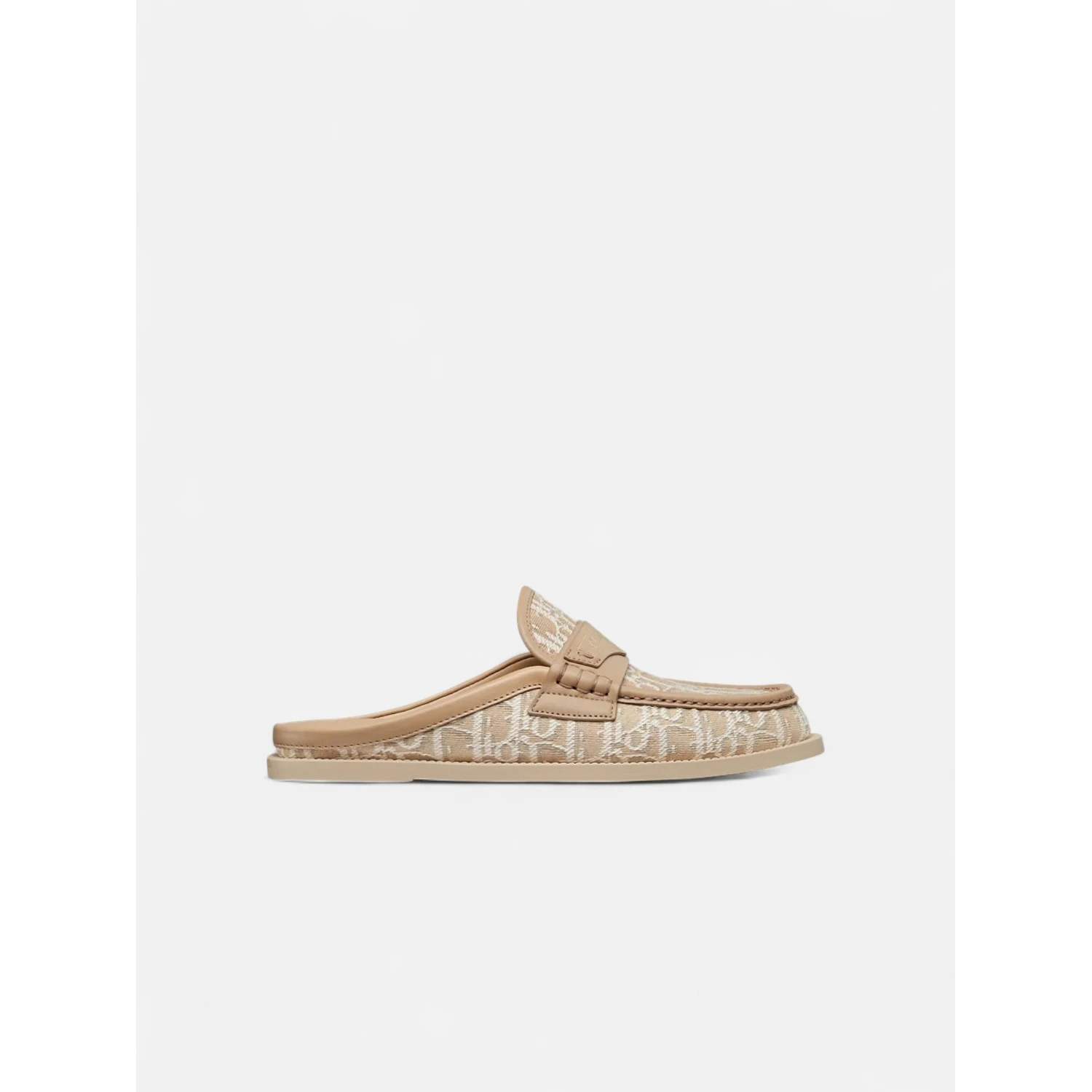 Logo jacquard slip-on sandals