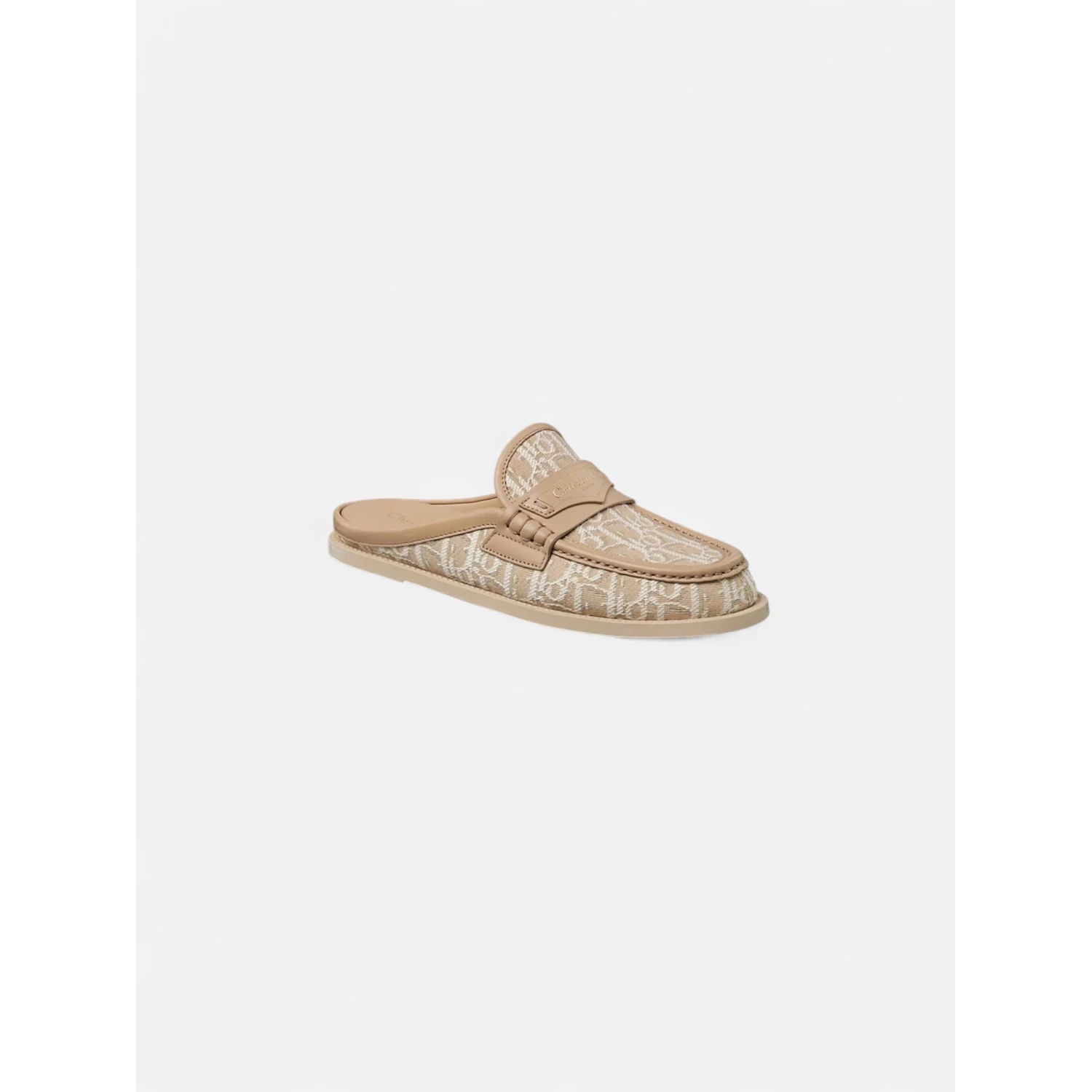 Logo jacquard slip-on sandals