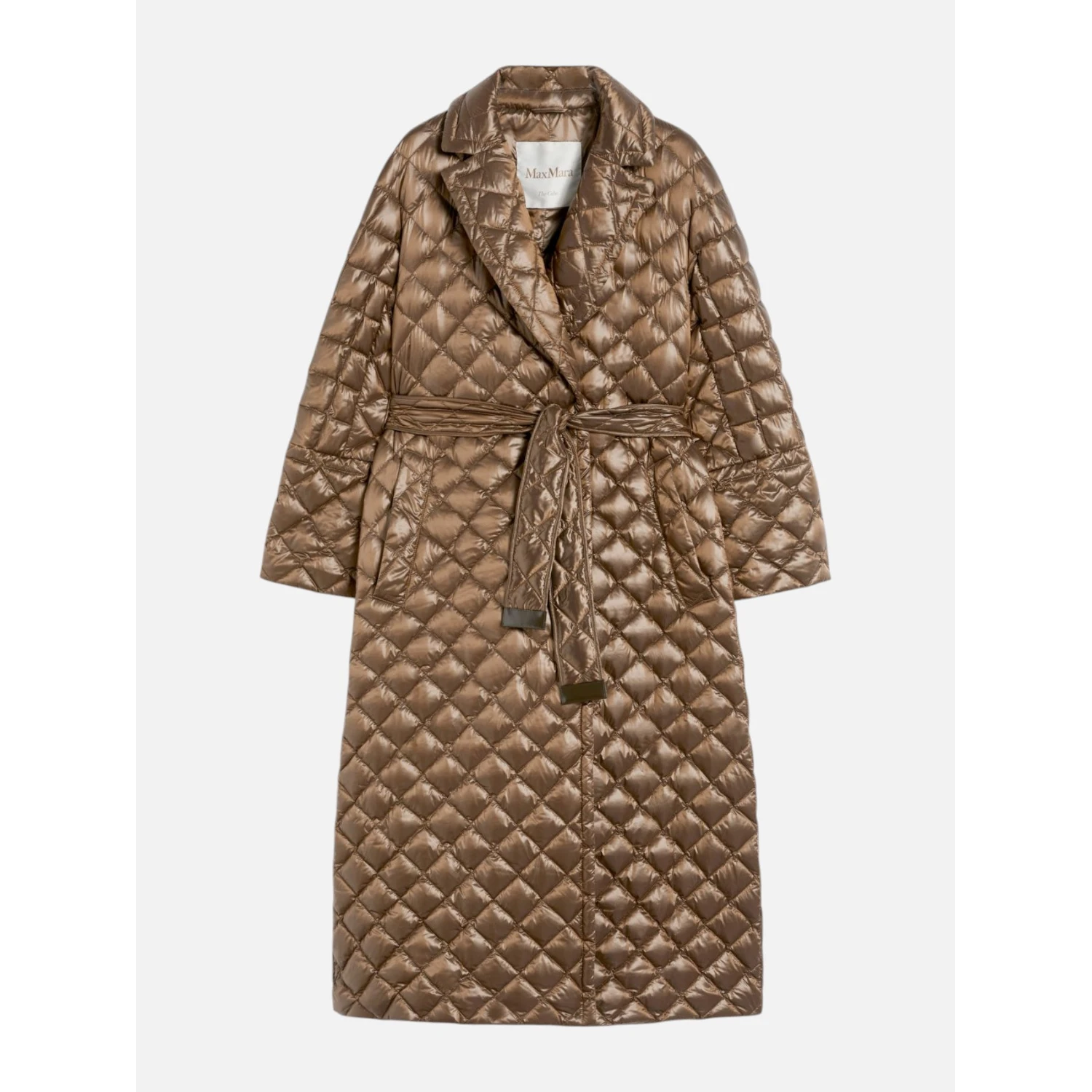 Hooded quilted coat
