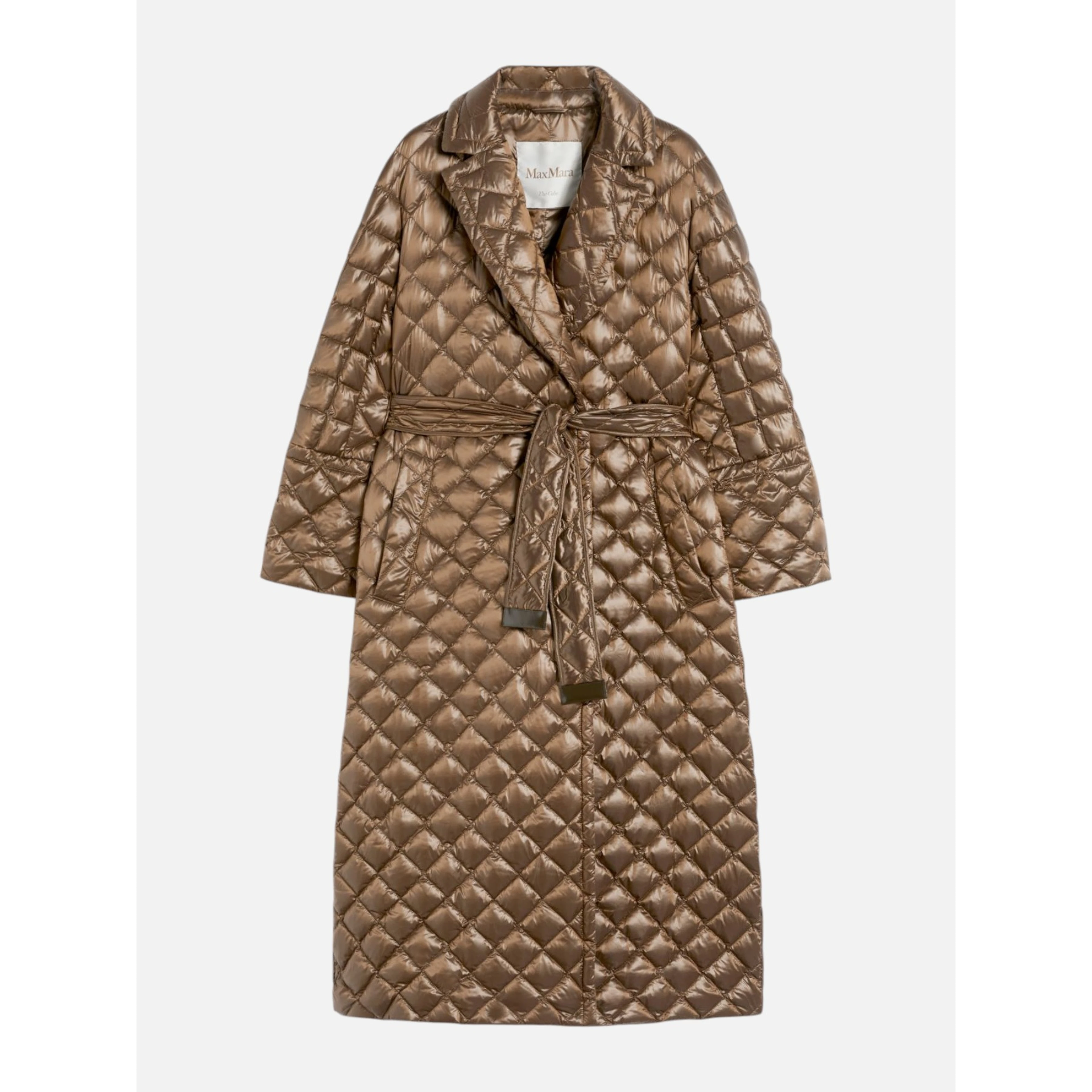 Hooded quilted coat