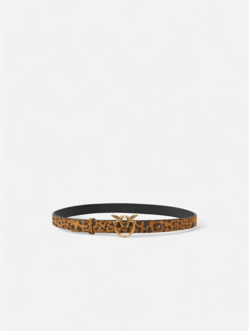 PINKO BERRY H2 SUEDE belt