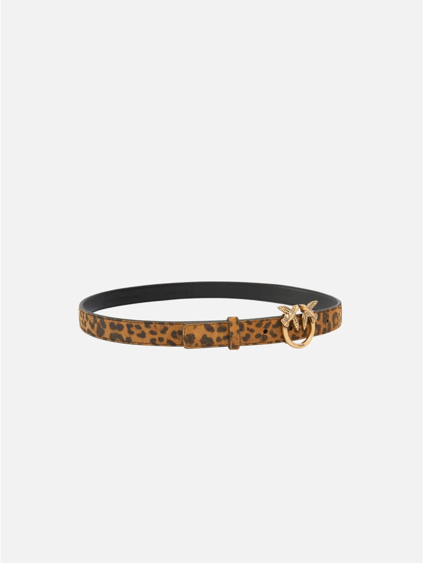 PINKO BERRY H2 SUEDE belt