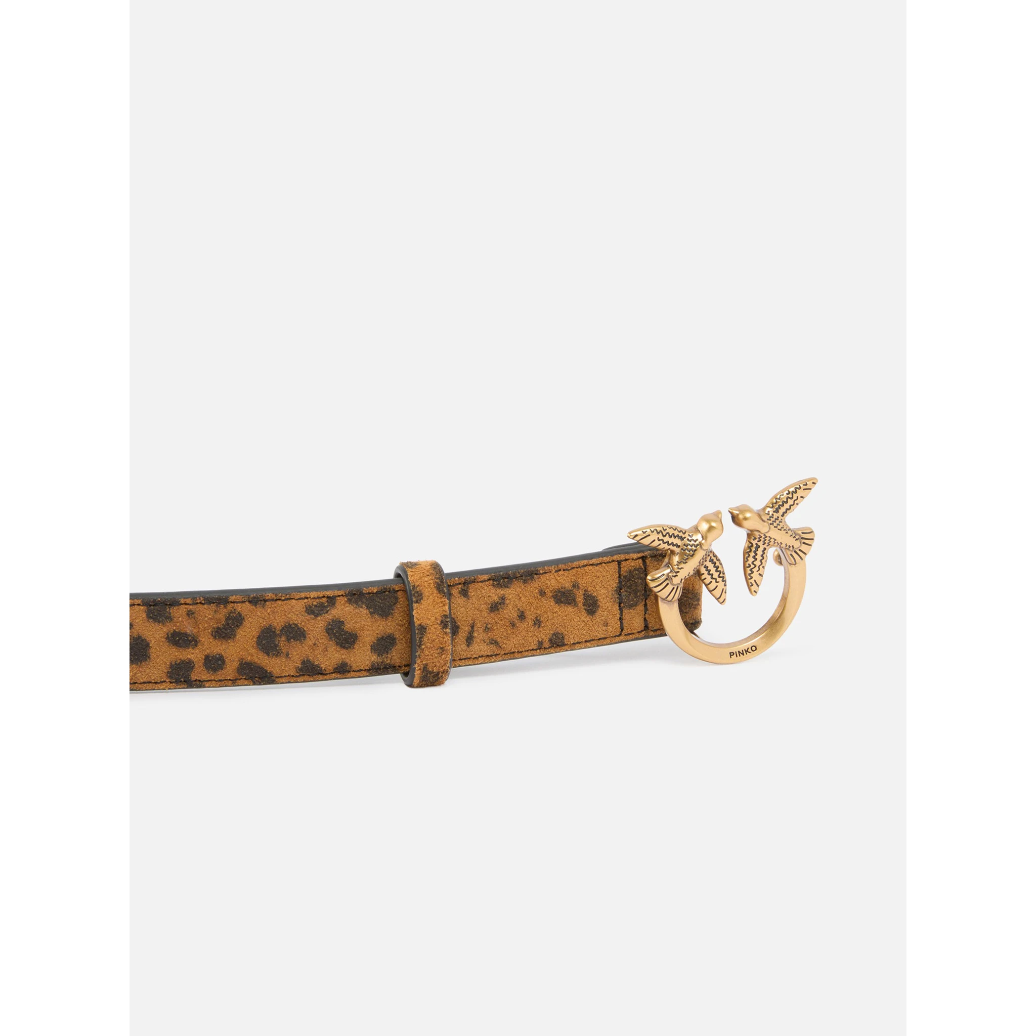 PINKO BERRY H2 SUEDE belt