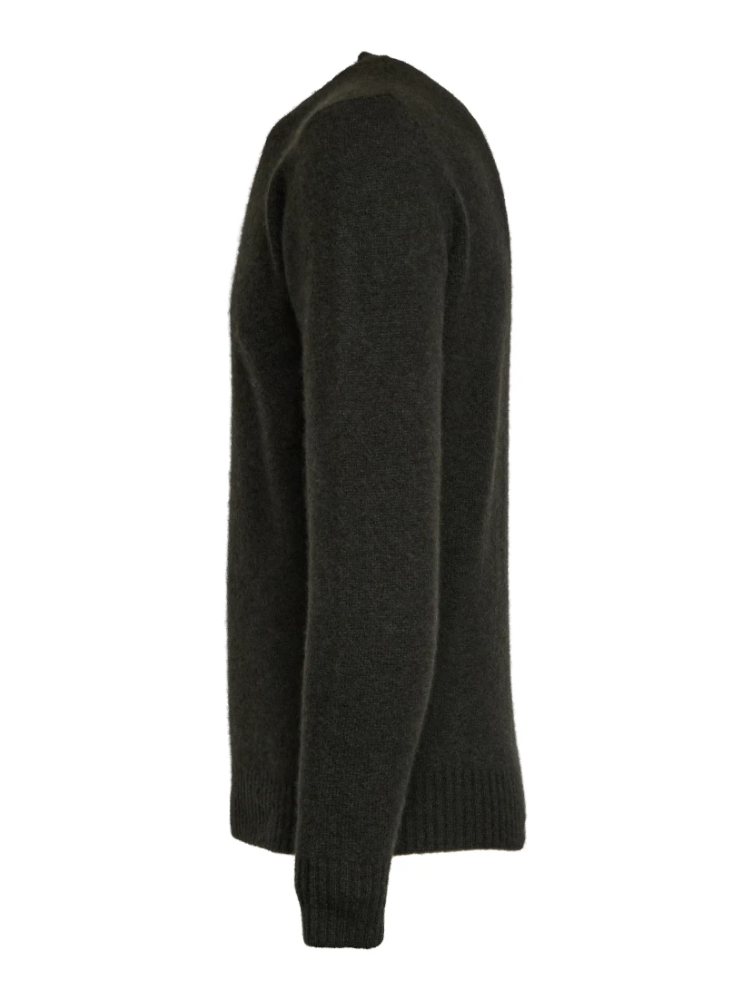 Maglia Girocollo In Seta, Cashmere