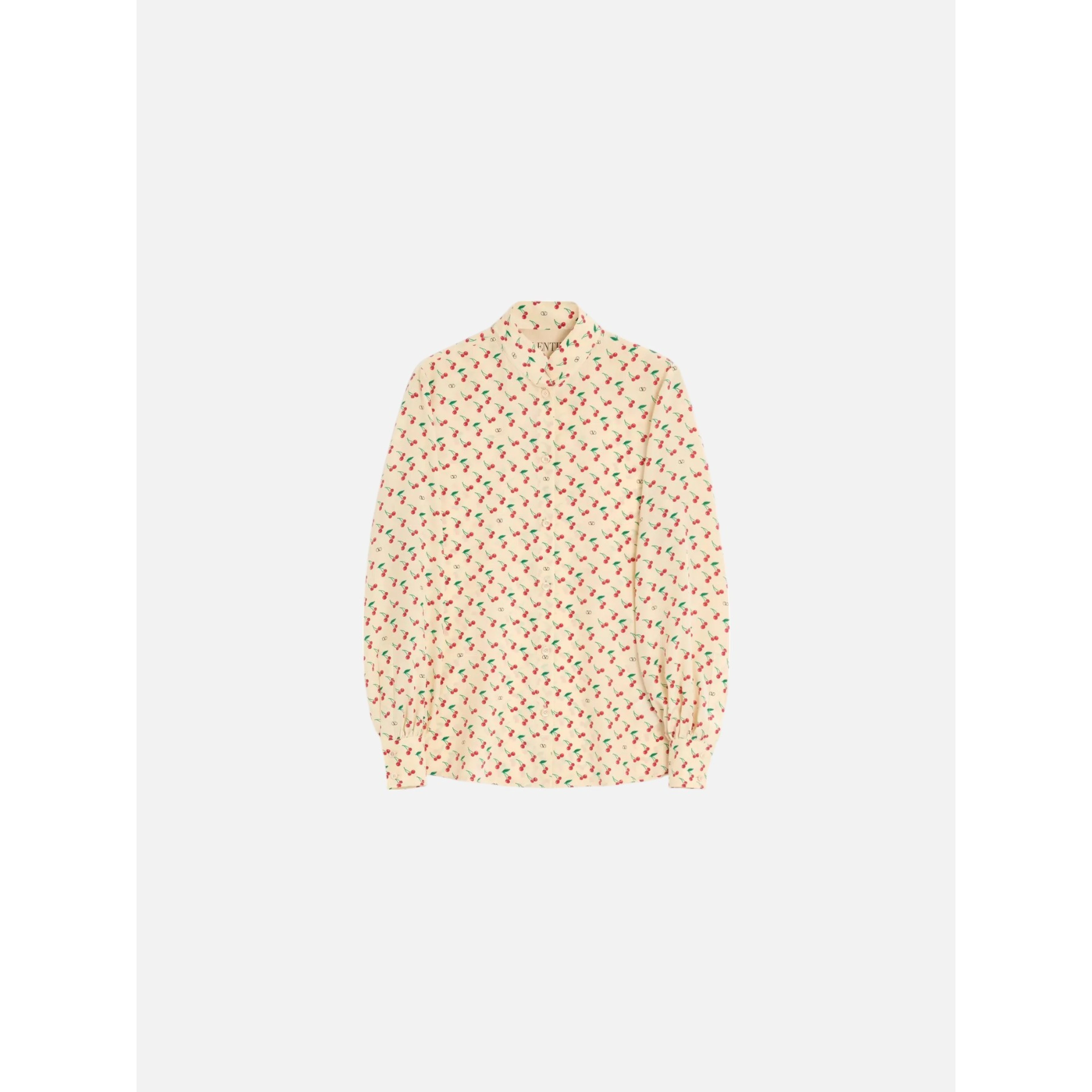 Cady Couture printed silk blouse
