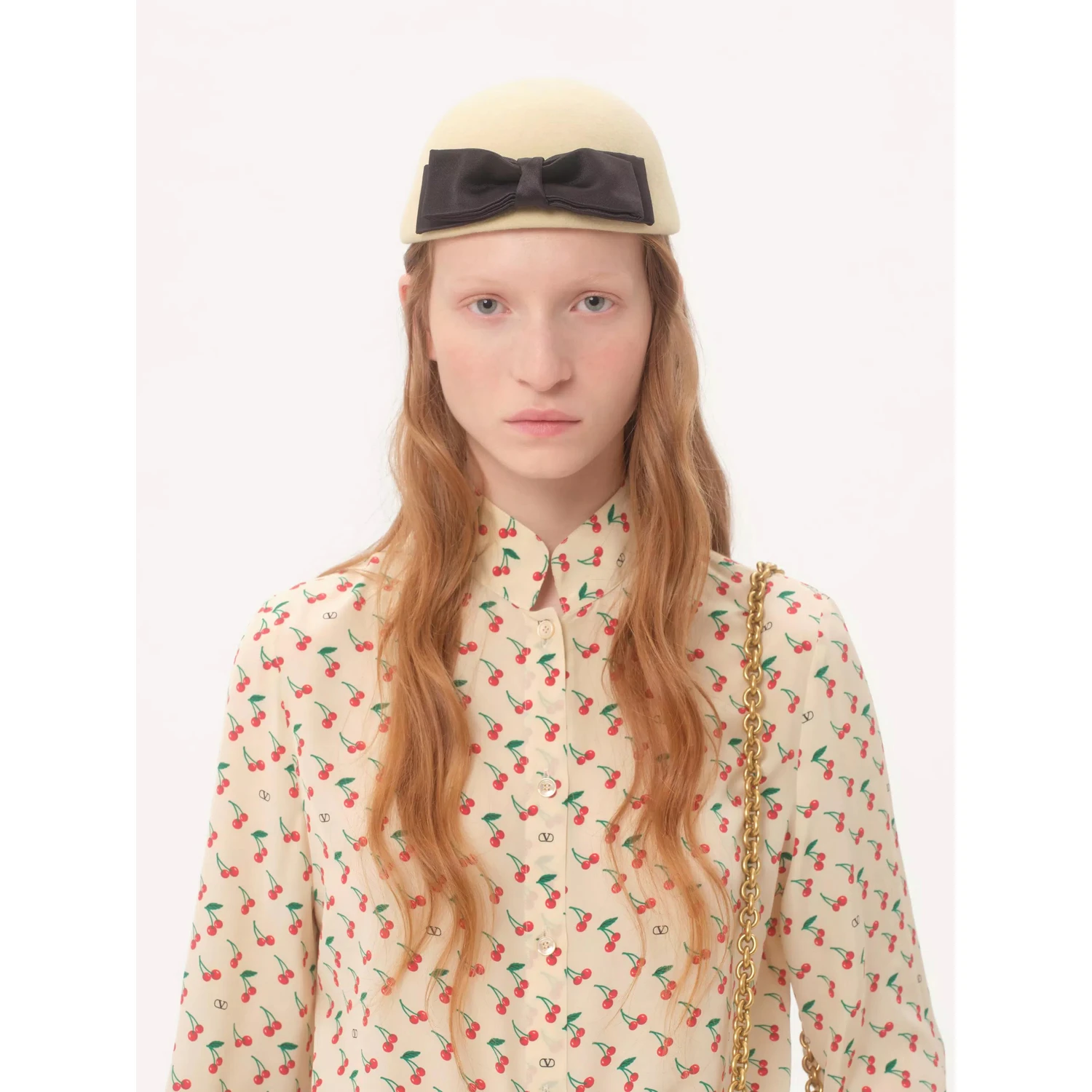 Cady Couture printed silk blouse