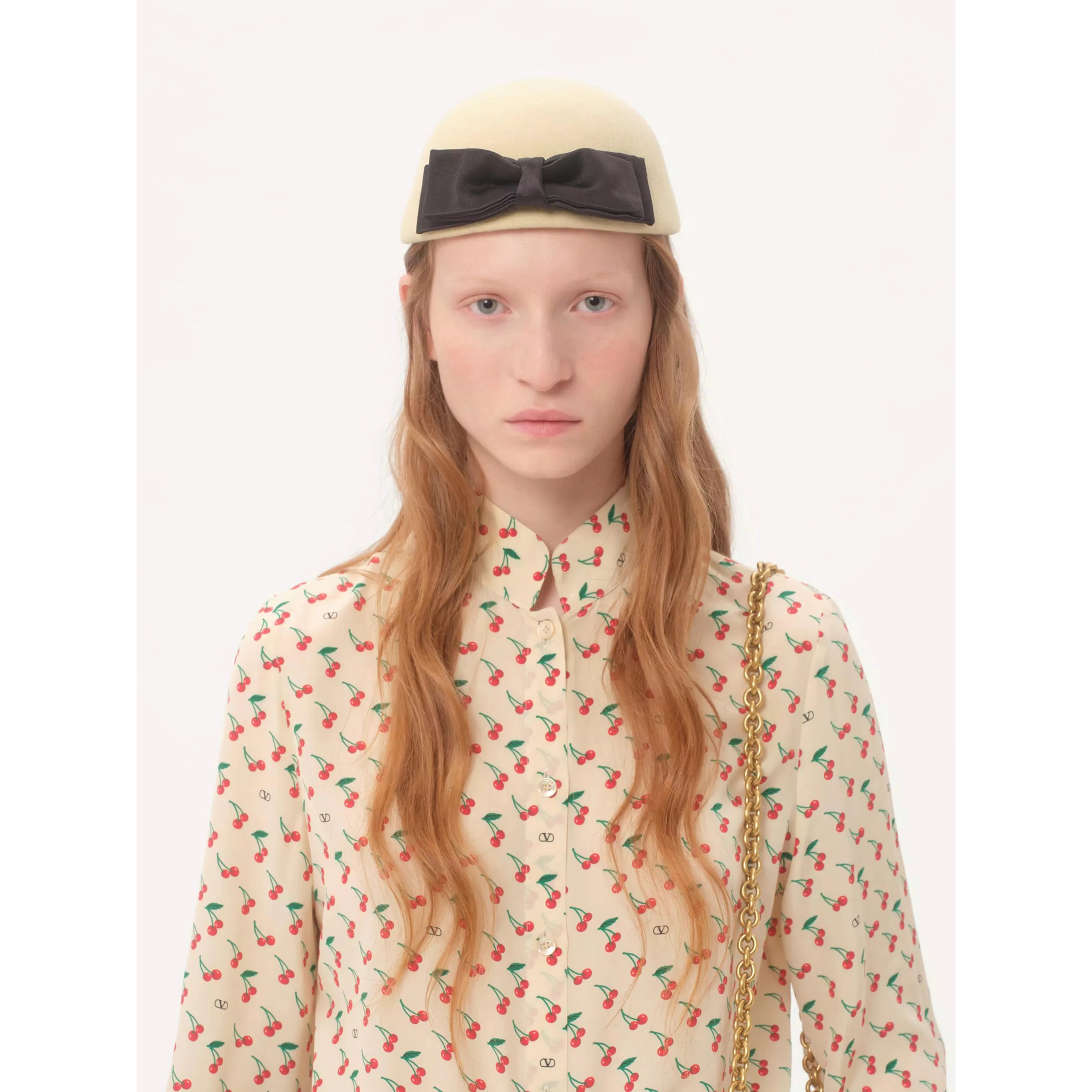 Cady Couture printed silk blouse