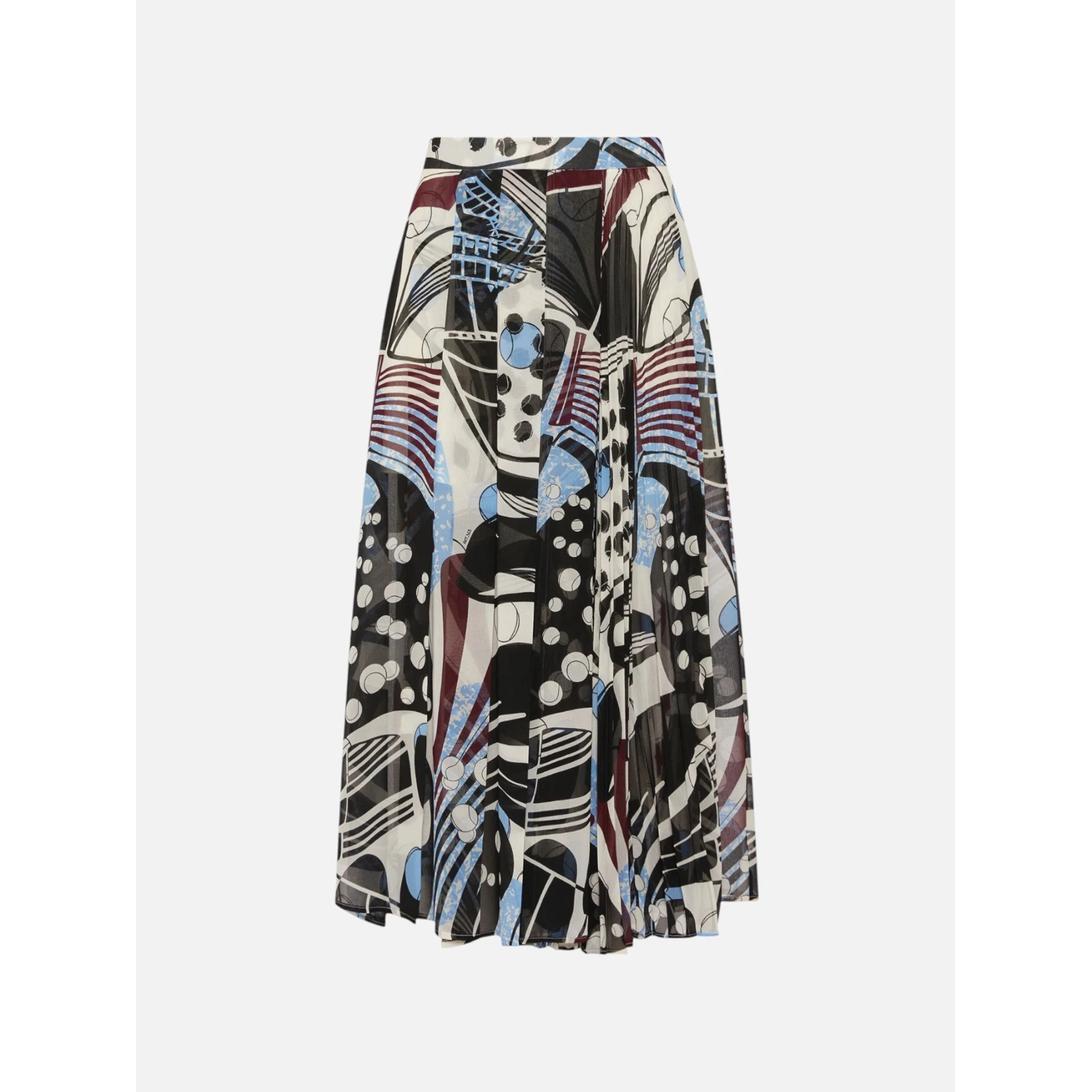 Long print skirt