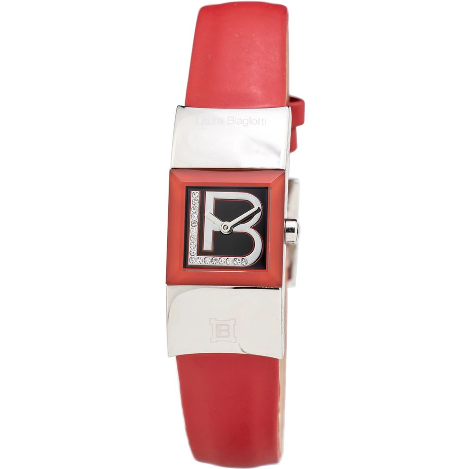 Red Leather Dress Watch
