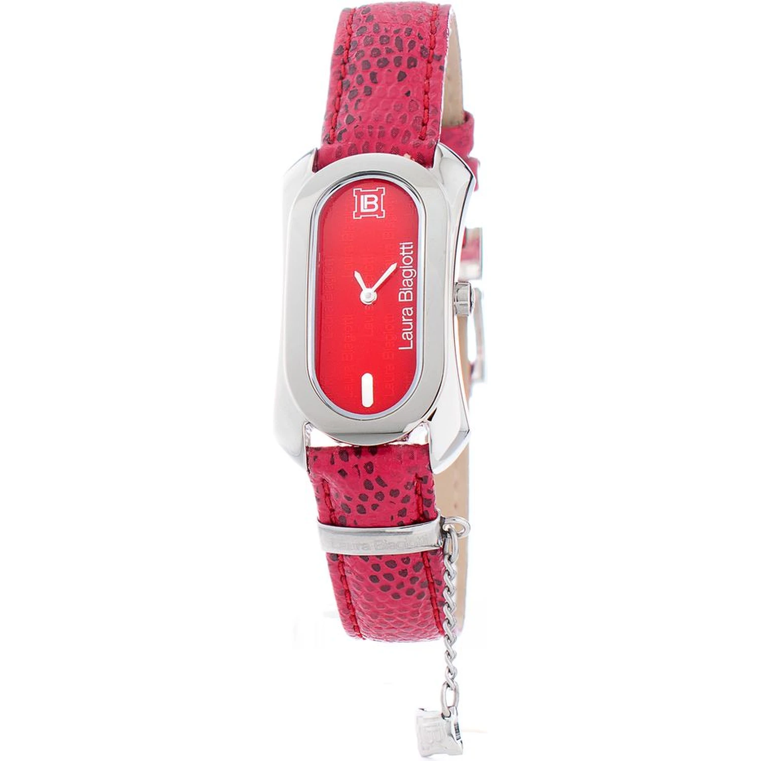 Red Leather Dress Watch