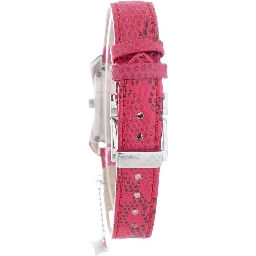 Red Leather Dress Watch