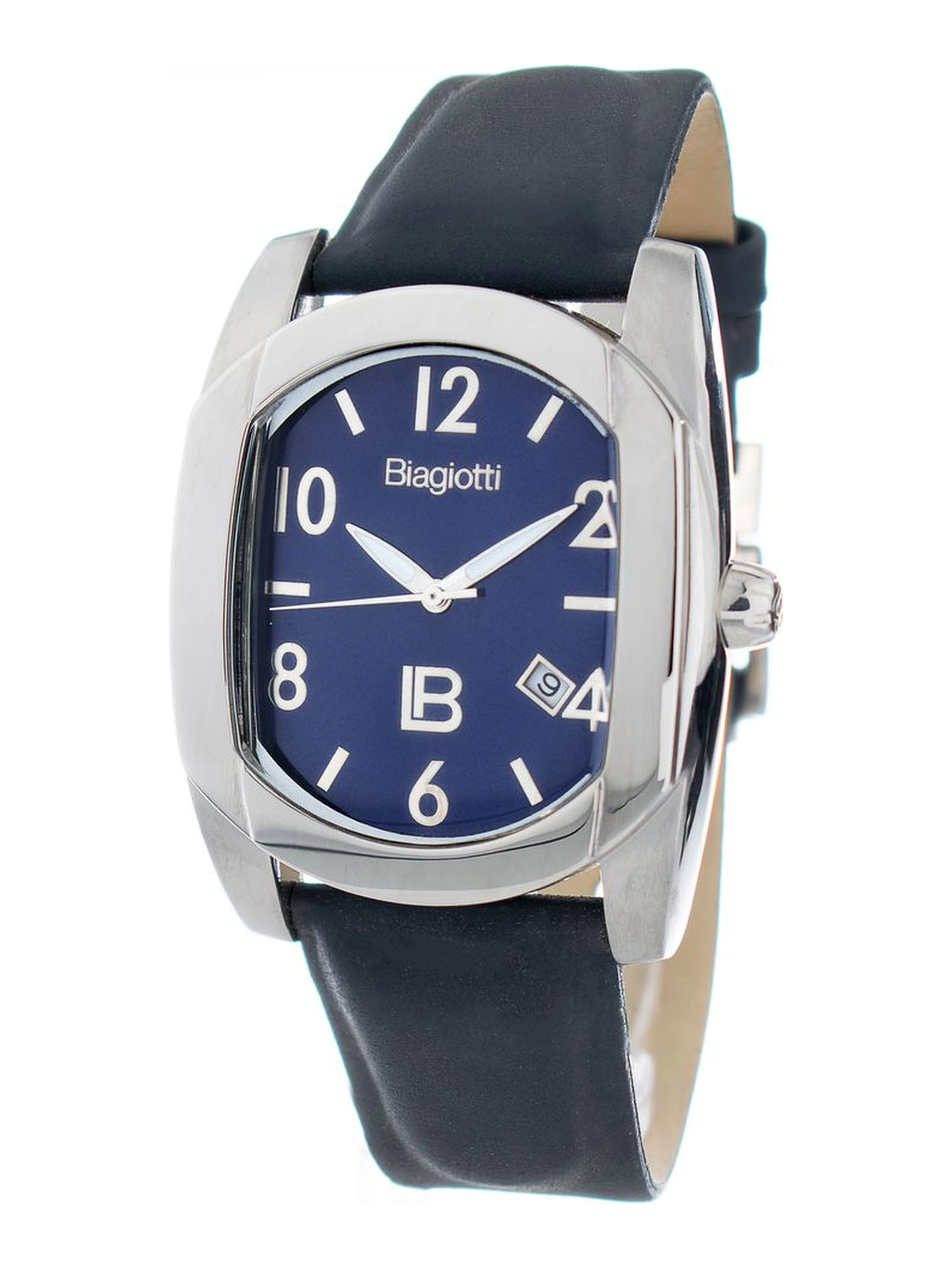 Blue Leather Dress Watch