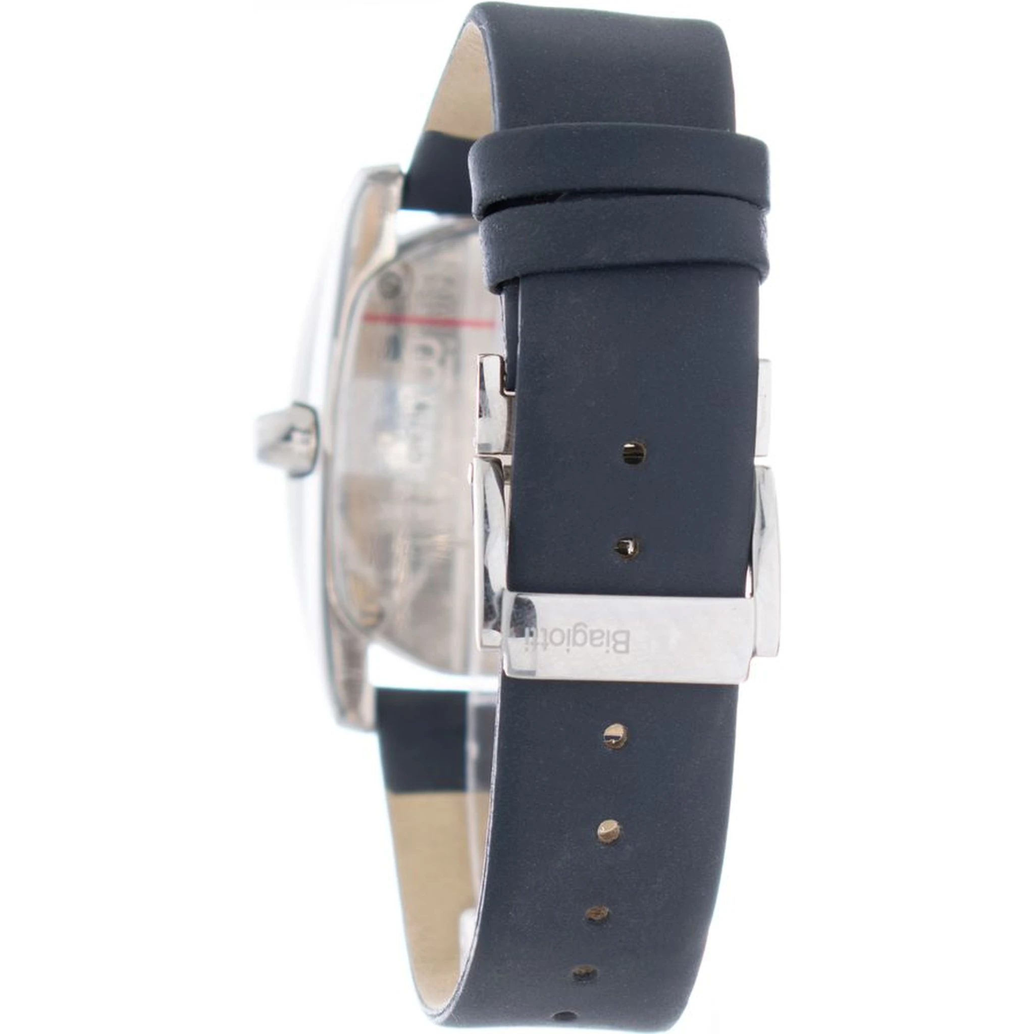 ساعة يد رسمية من الجلد الأزرق