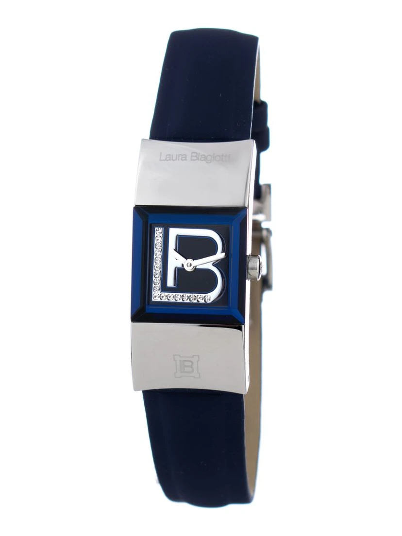 Blue Leather Dress Watch