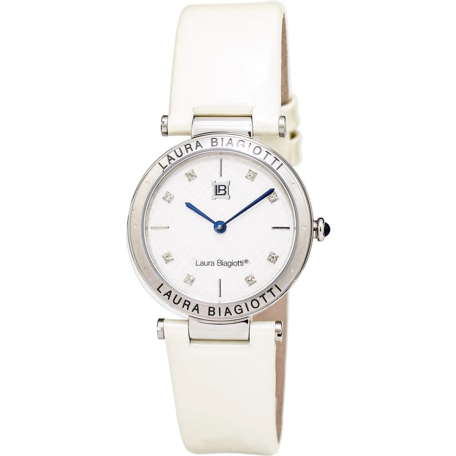 Beige Leather Dress Watch
