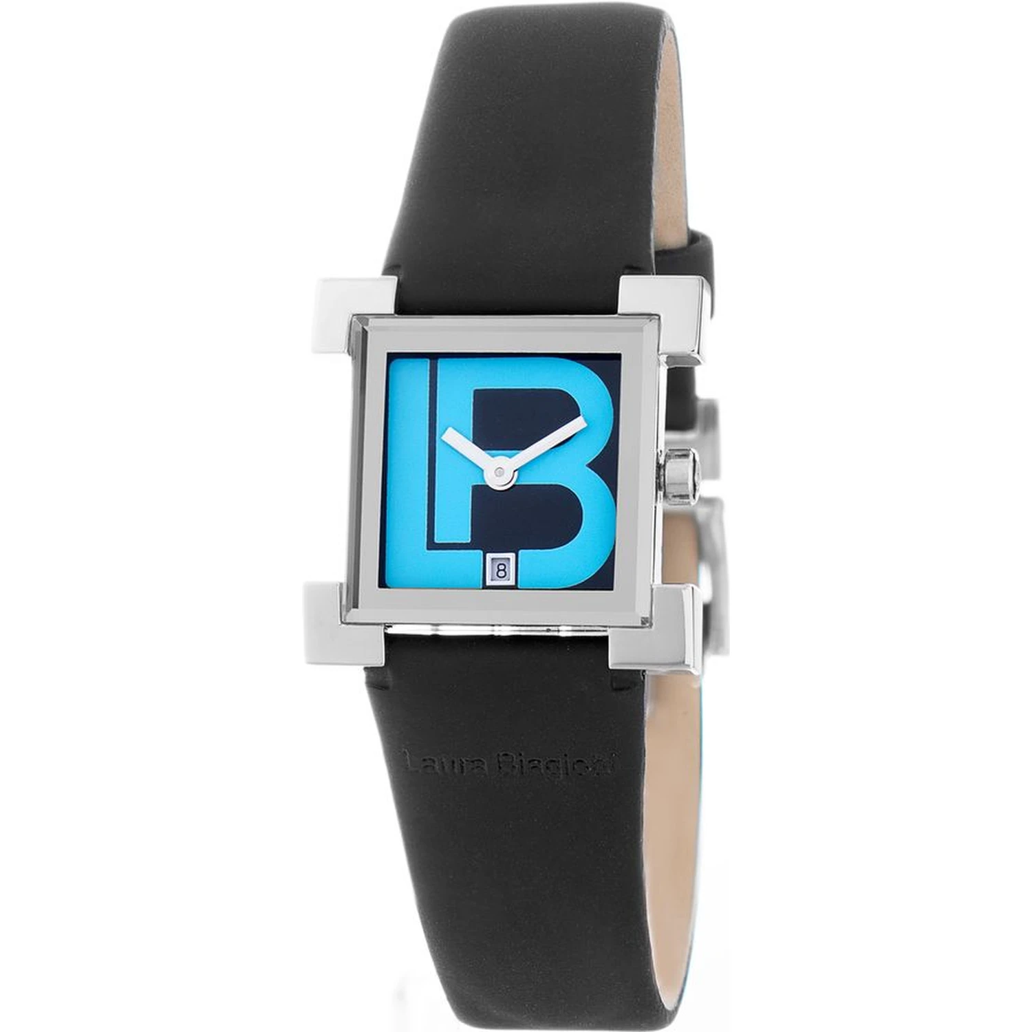 Black Leather Dress Watch