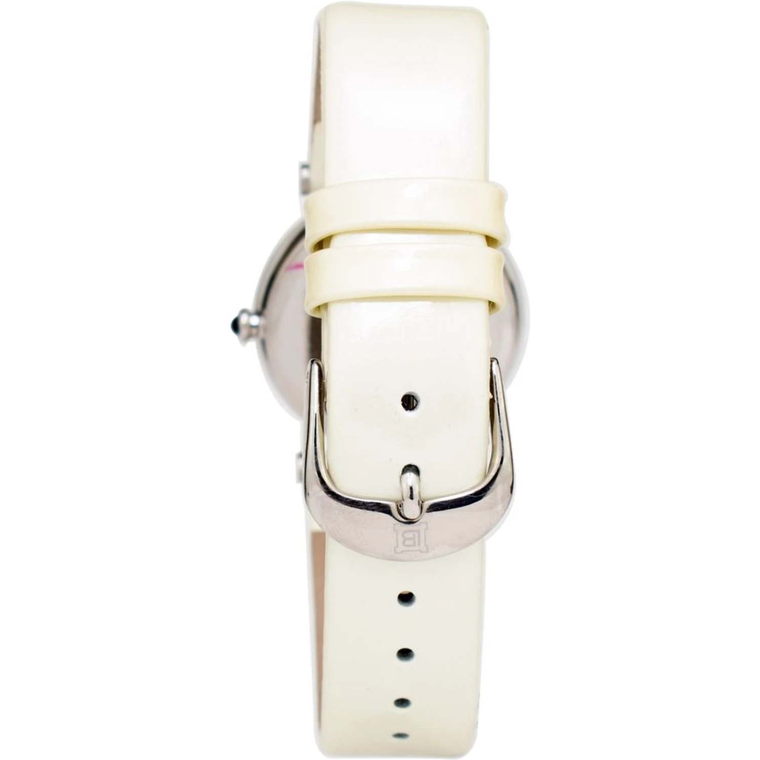 Beige Leather Dress Watch