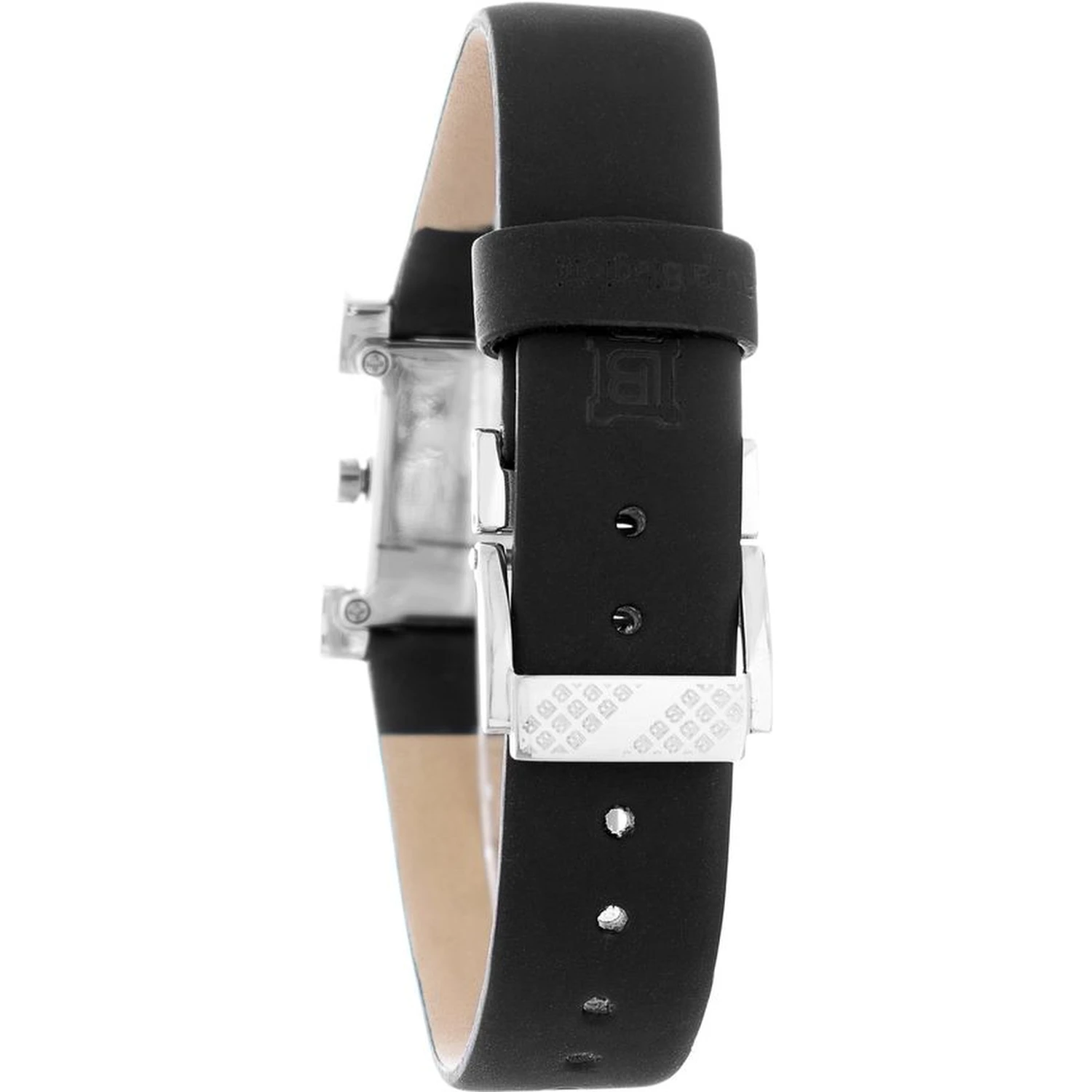 Black Leather Dress Watch