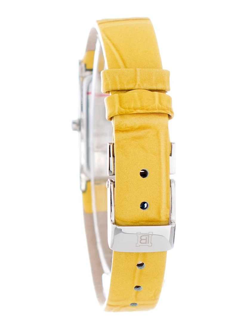 Yellow Leather Dress Watch