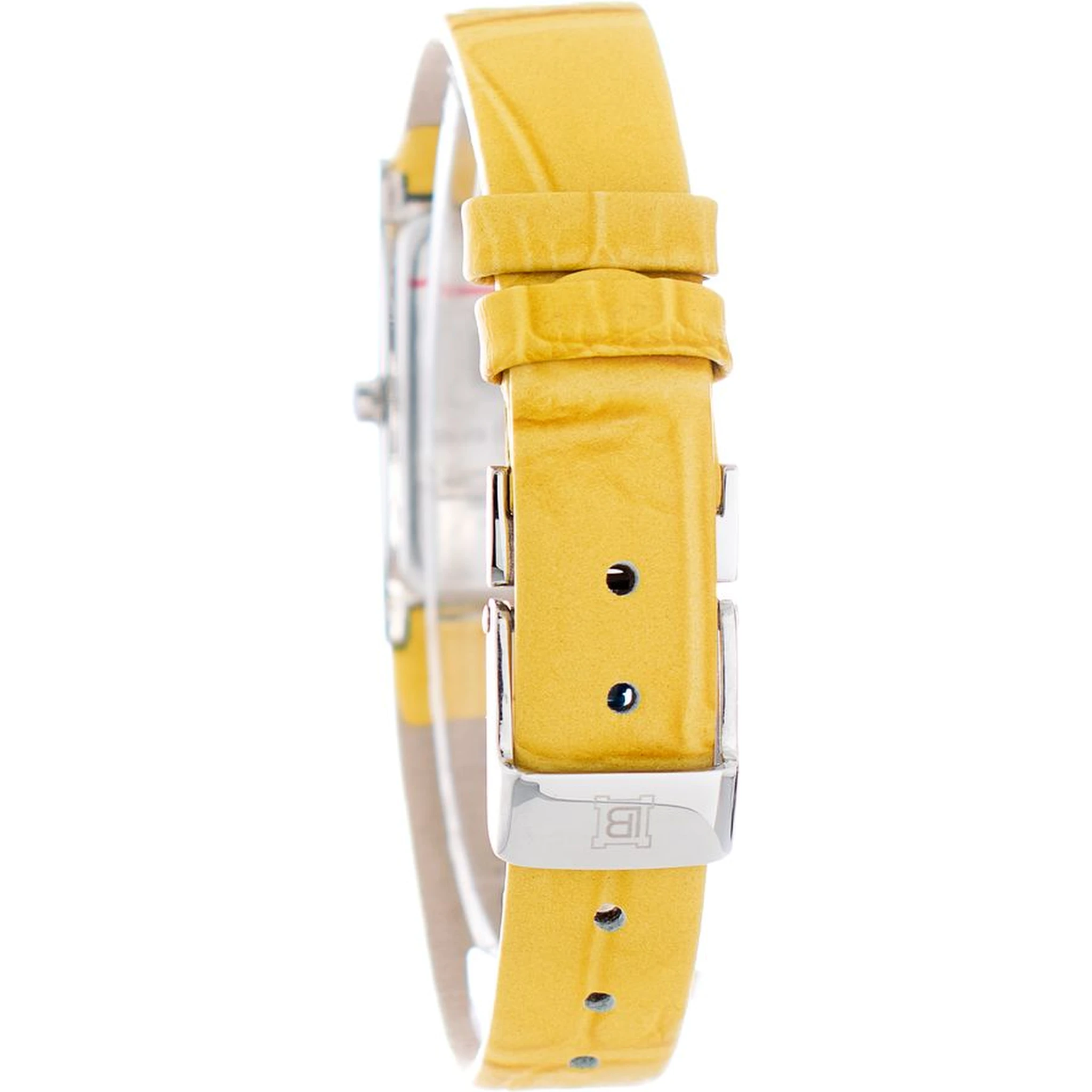 Yellow Leather Dress Watch