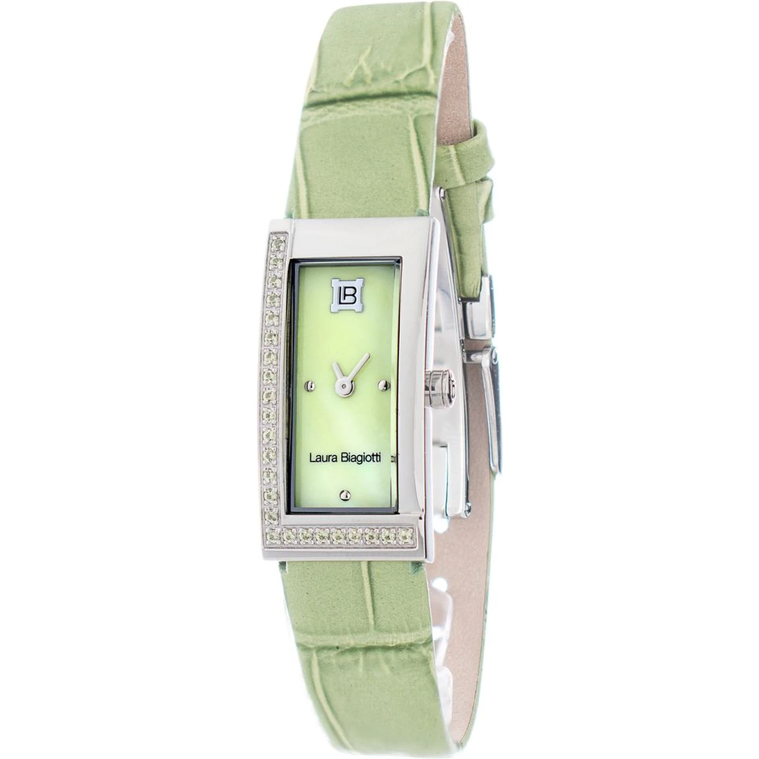 Green Leather Dress Watch