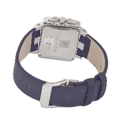 Black Leather Dress Watch