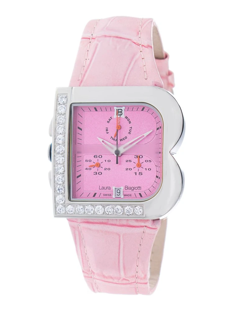 Multicolor Leather Dress Watch