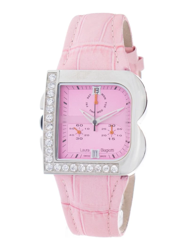 Multicolor Leather Dress Watch