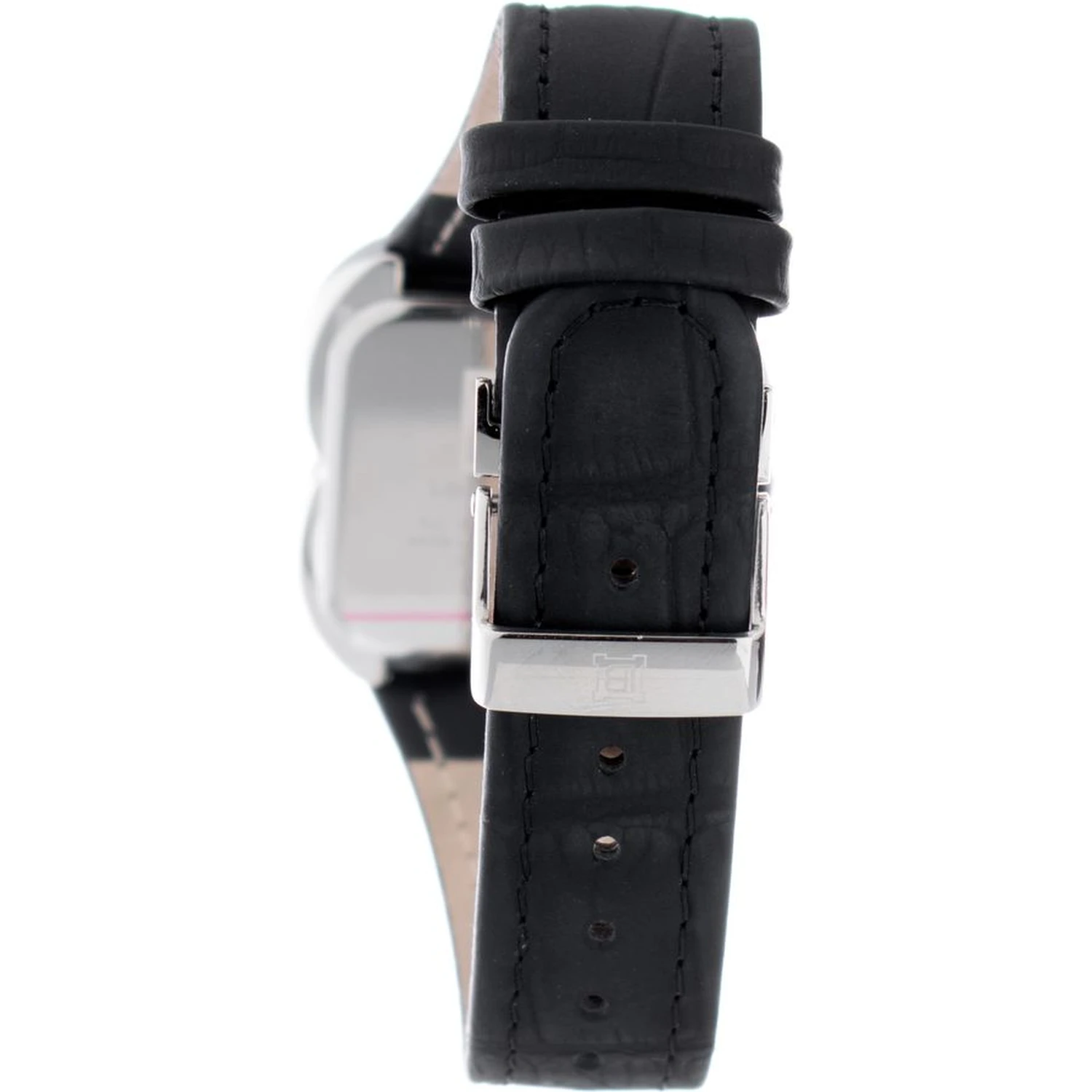 Black Leather Dress Watch