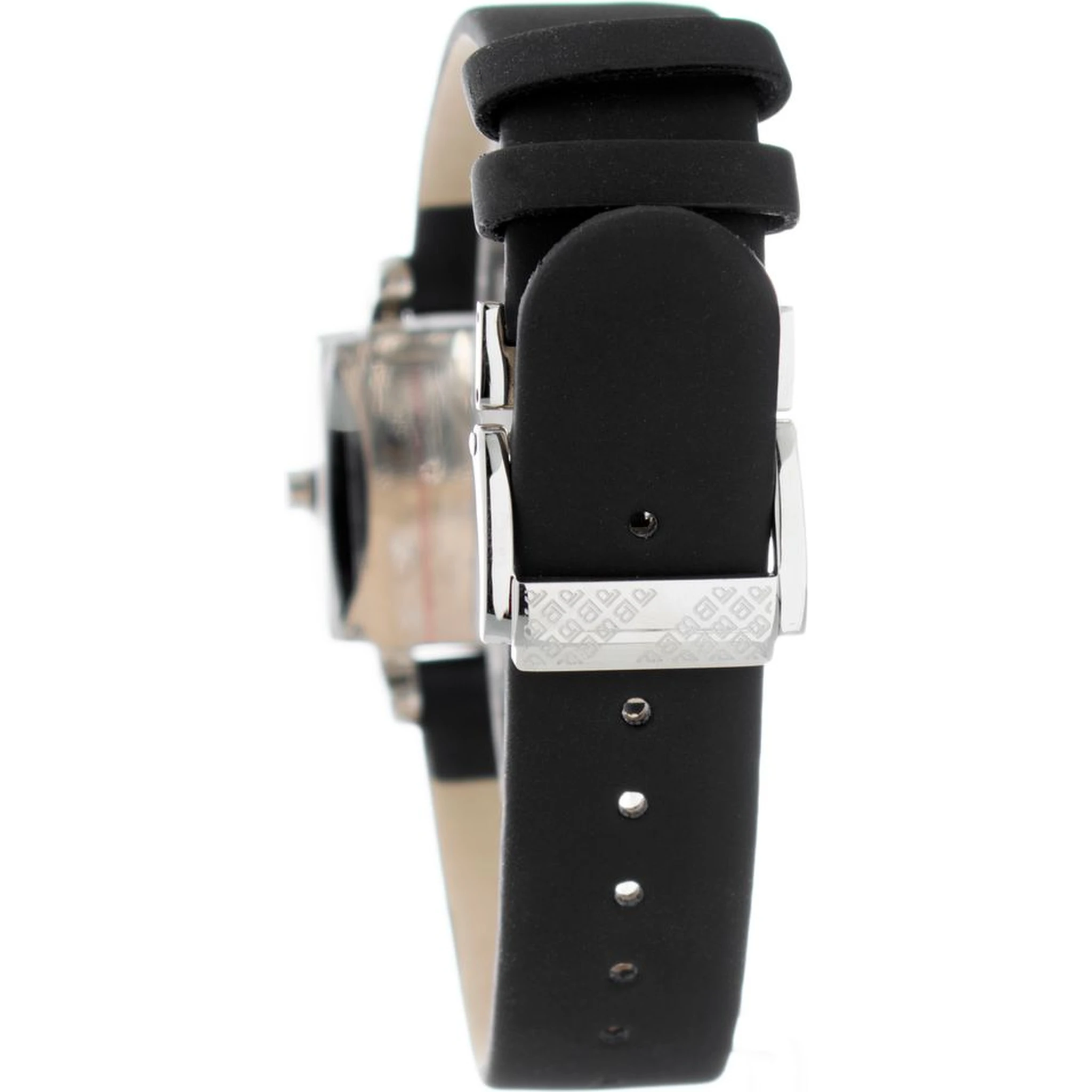 Black Leather Dress Watch