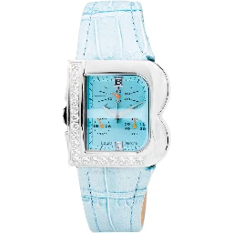 Blue Leather Dress Watch