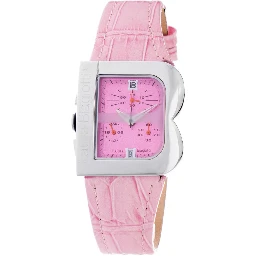 Multicolor Leather Dress Watch
