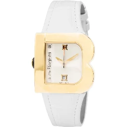 White Leather Dress Watch