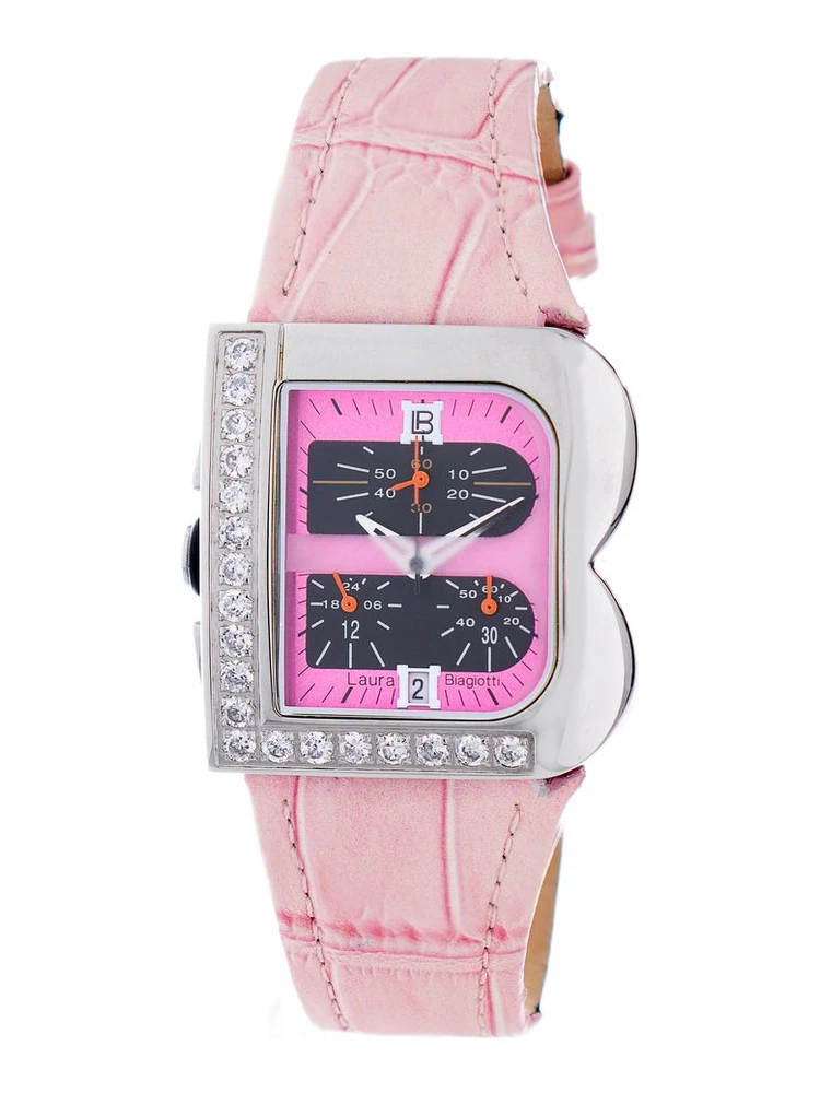 Multicolor Leather Dress Watch