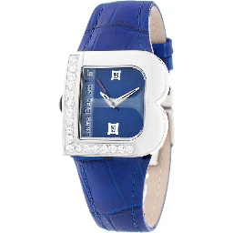 Purple Leather Dress Watch