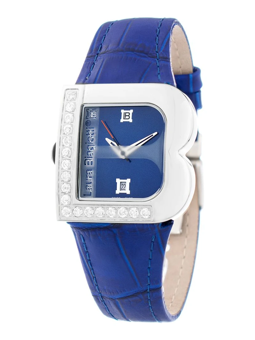 Purple Leather Dress Watch