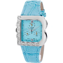 Blue Stainless Steel Dress Watch