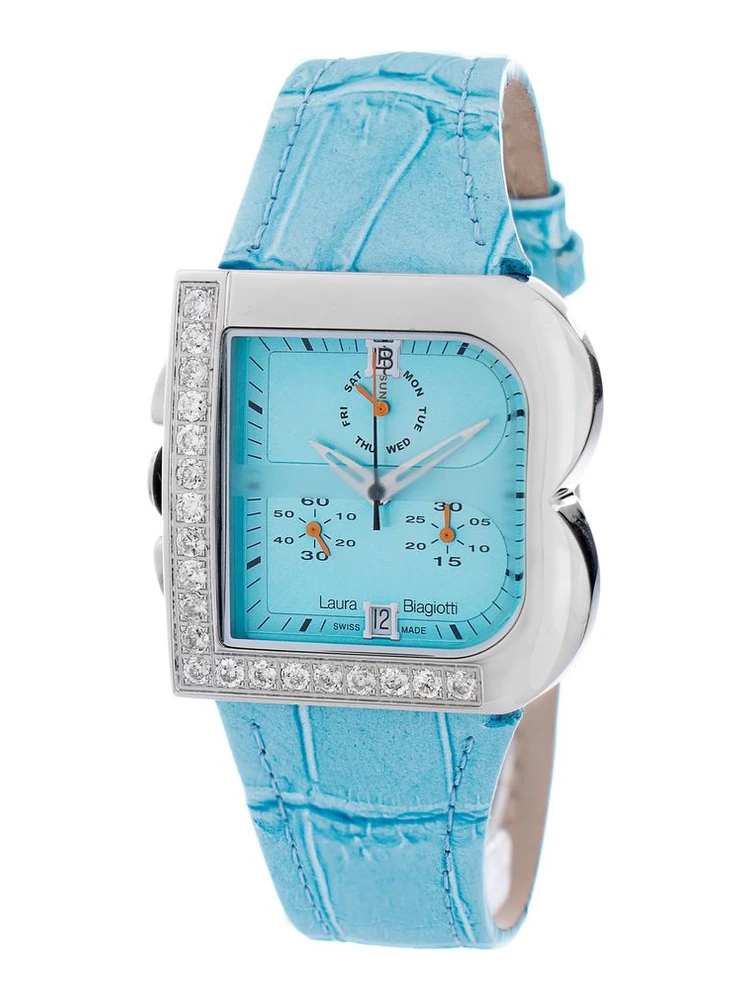 Blue Stainless Steel Dress Watch
