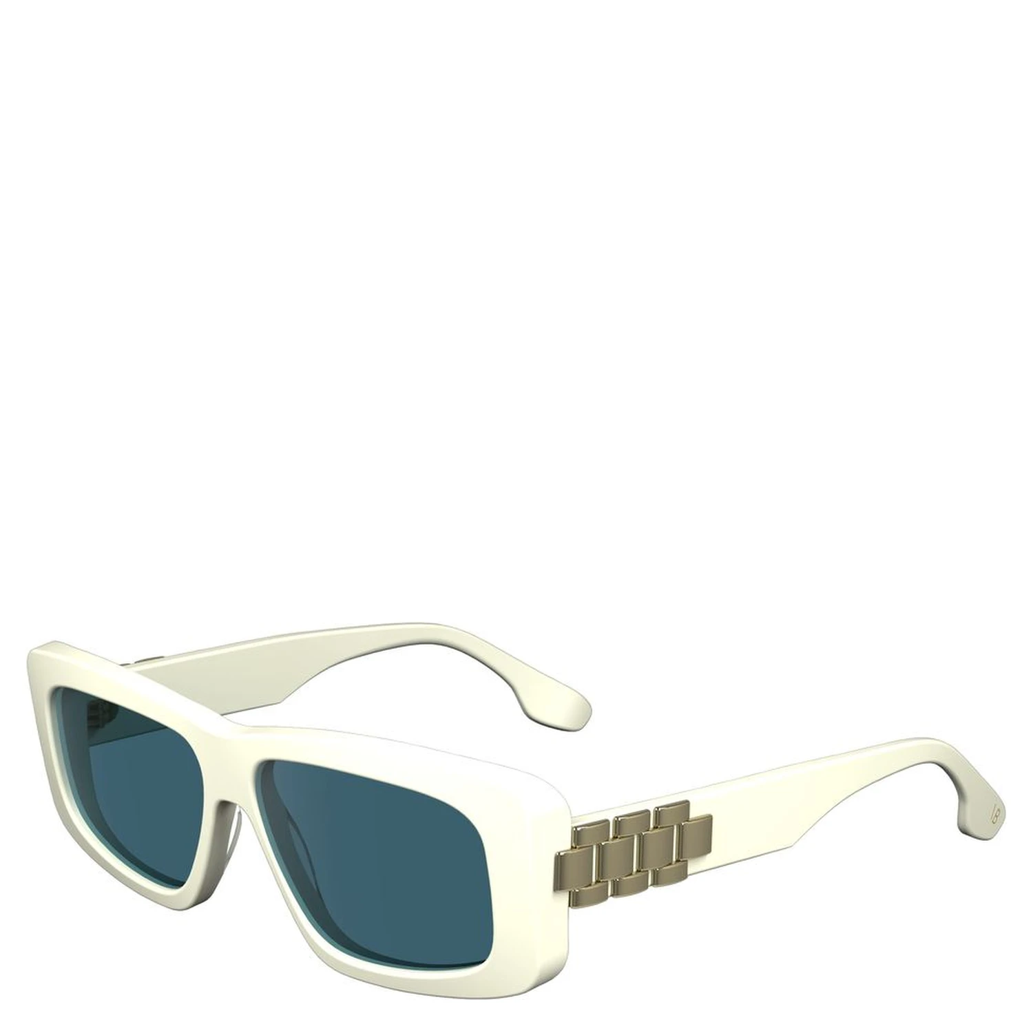 White Acetate Sunglasses