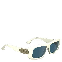 White Acetate Sunglasses
