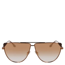 Brown Metal Sunglasses