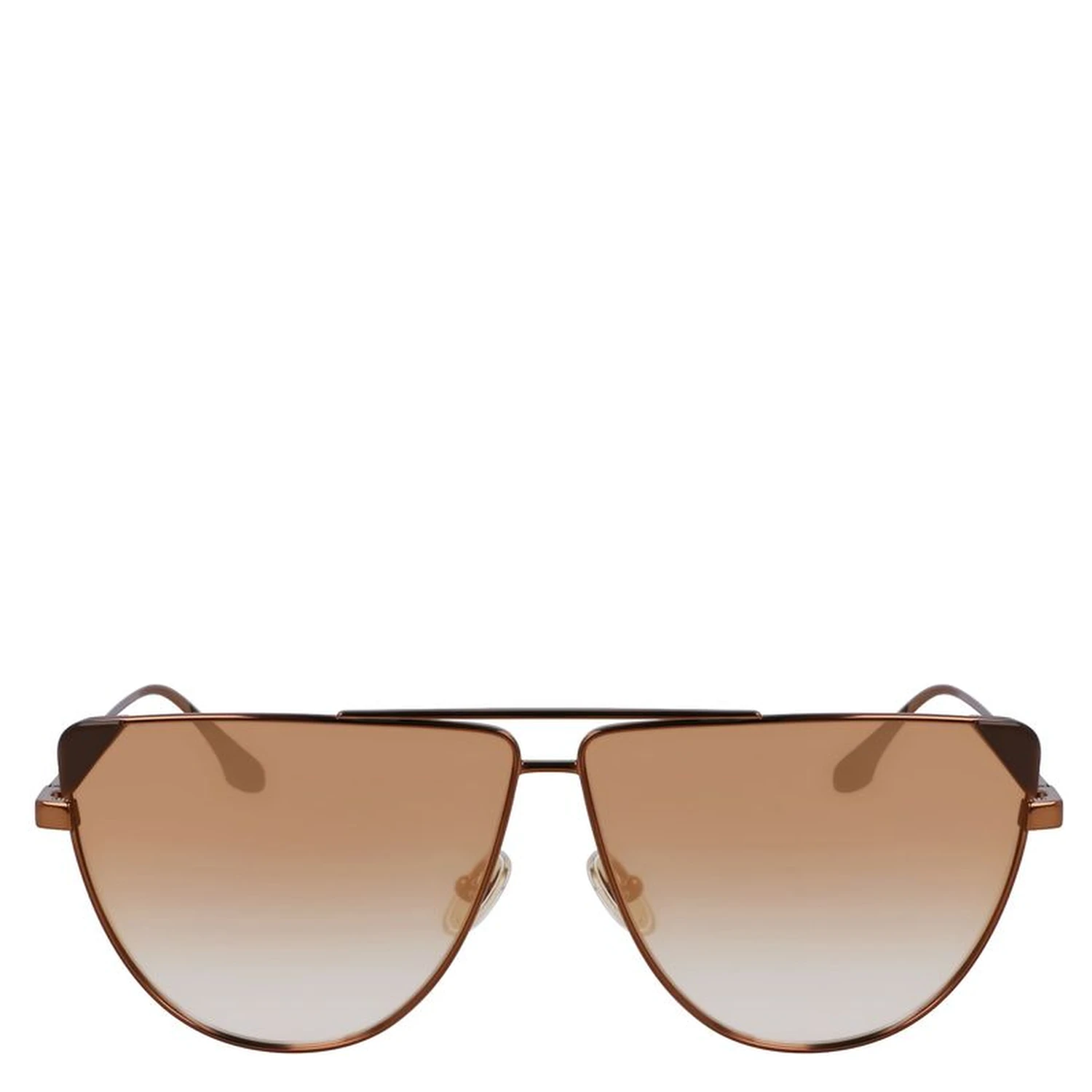 Brown Metal Sunglasses