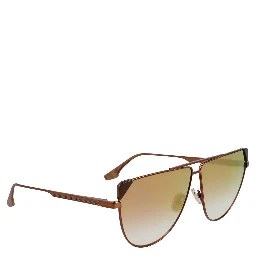Brown Metal Sunglasses