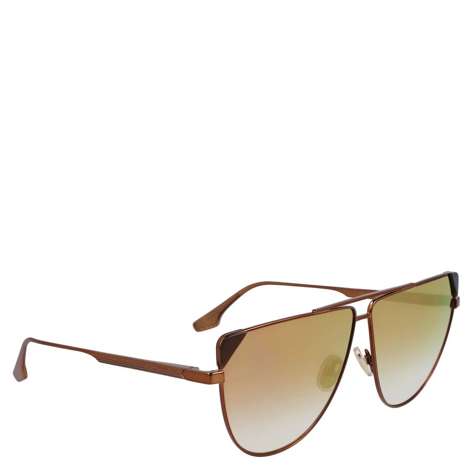 Brown Metal Sunglasses