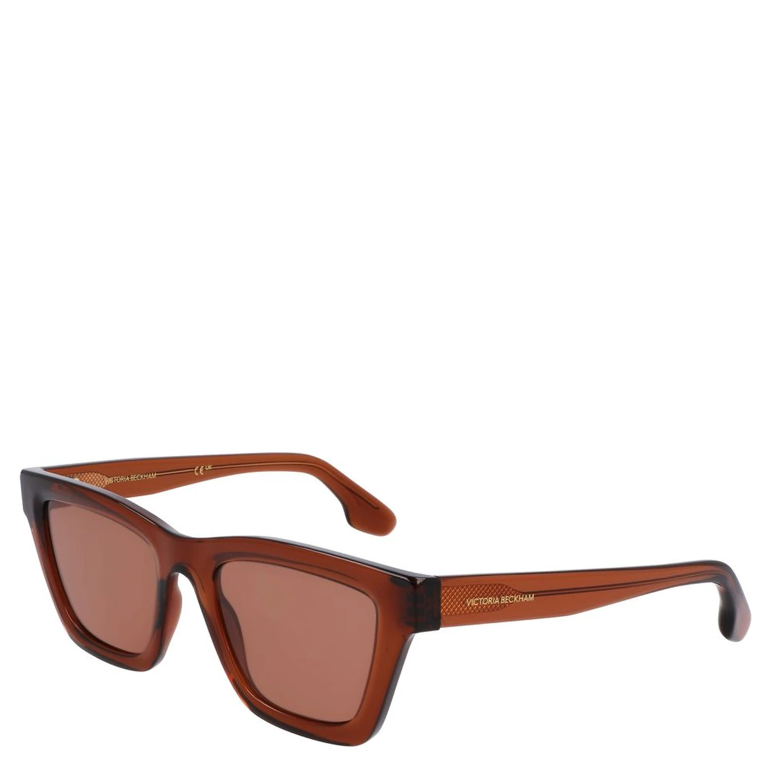 Brown Injected Sunglasses
