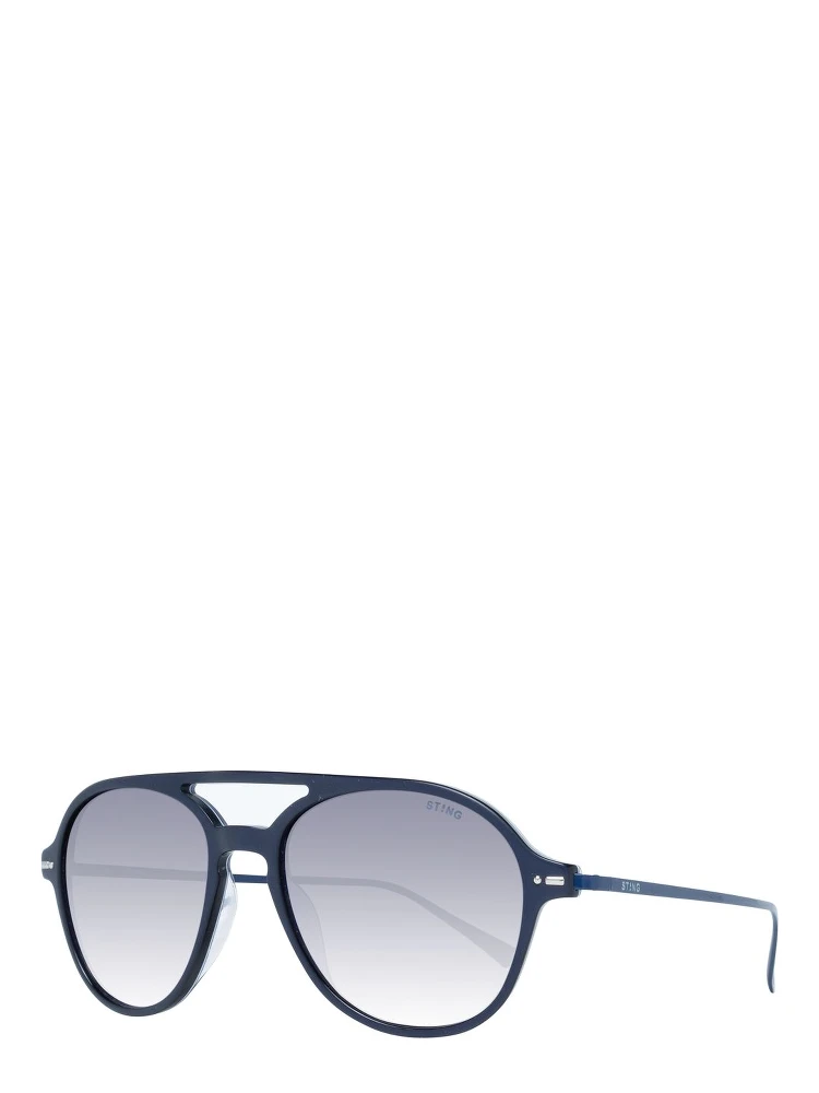 Blue Metal Sunglasses