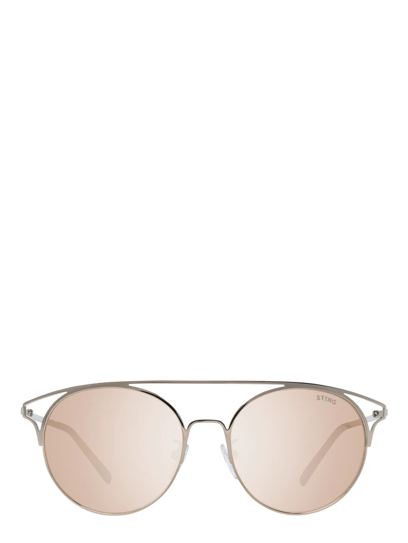 نظارات شمسية معدنية ذهبية