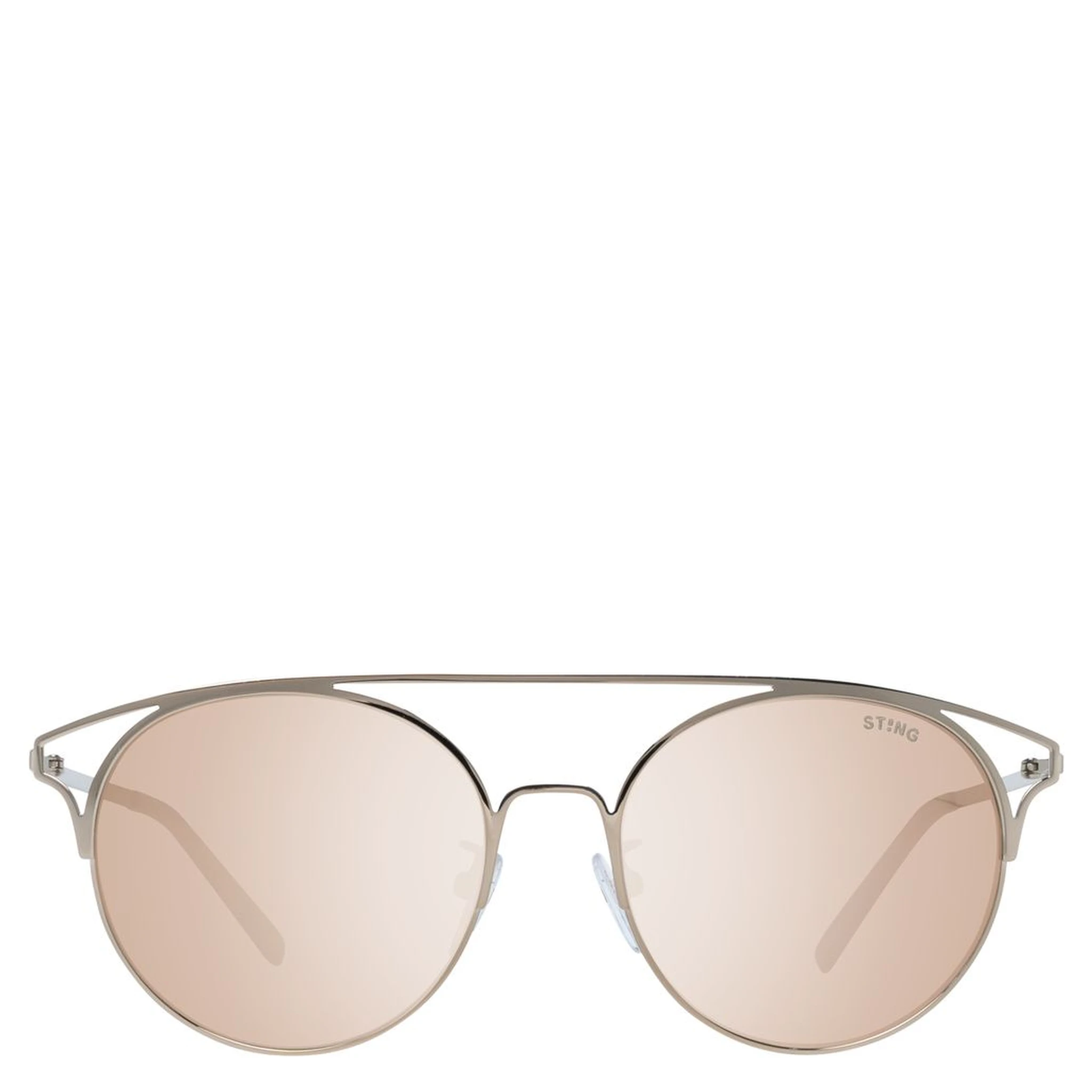 نظارات شمسية معدنية ذهبية