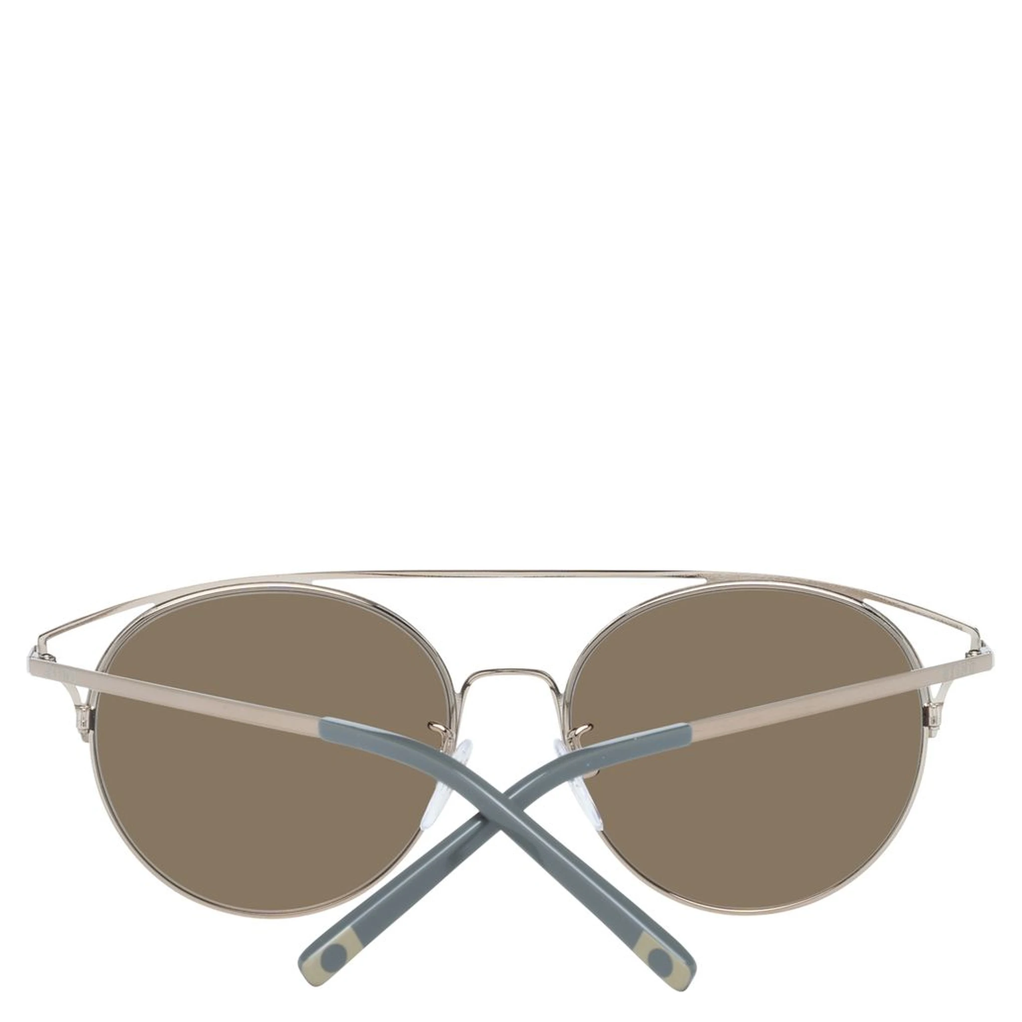 نظارات شمسية معدنية ذهبية