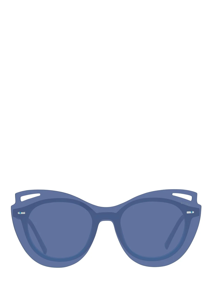 Blue Plastic Sunglasses